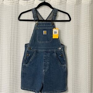 Girls Carhartt Overall Shorts